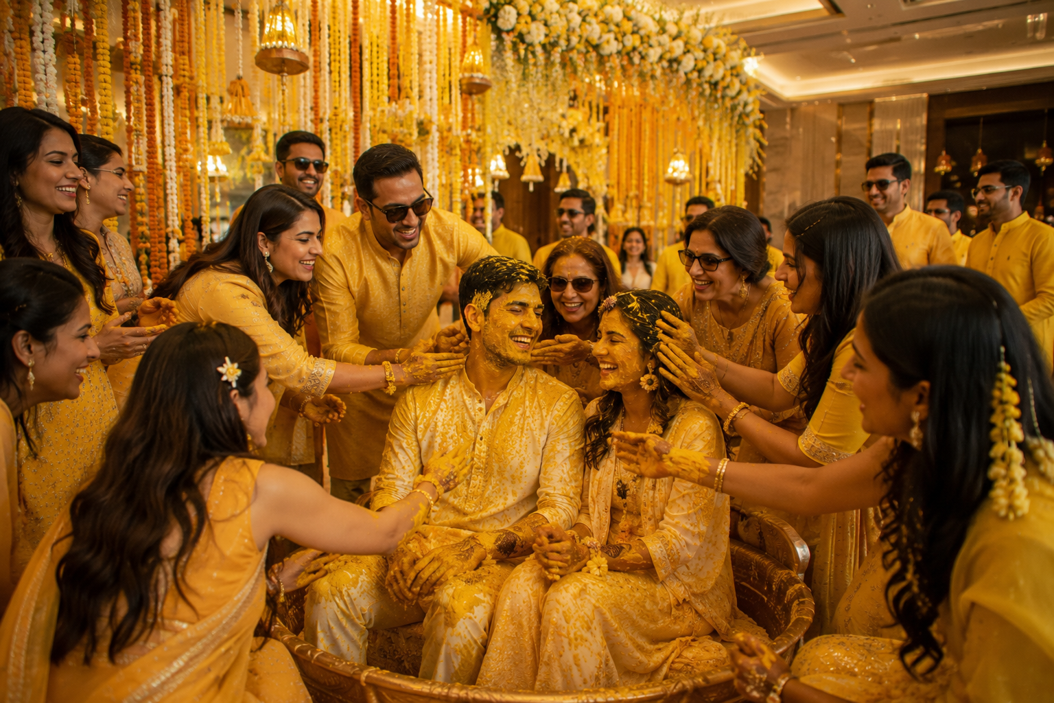 Haldi celebration