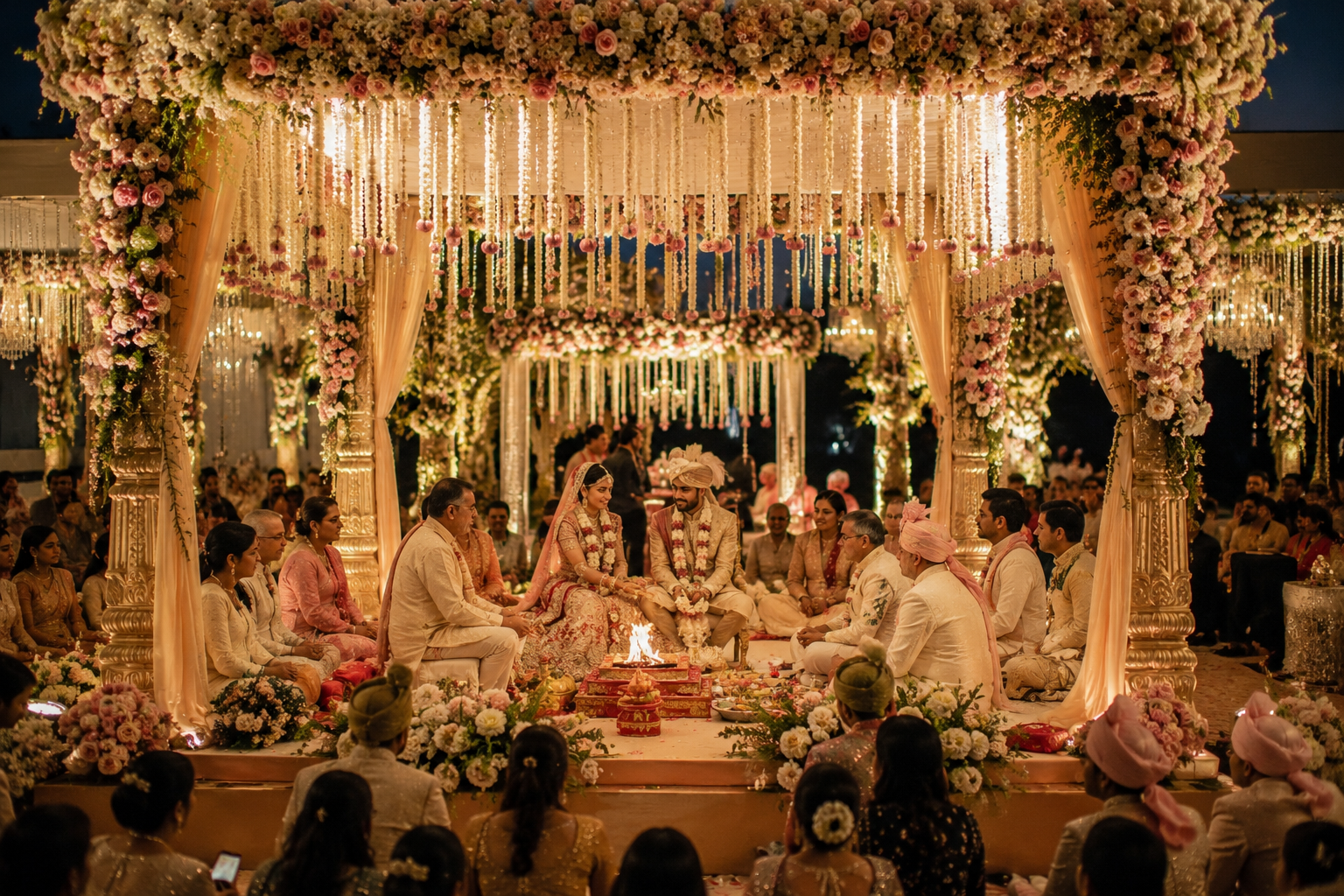 Wedding ceremony mandap