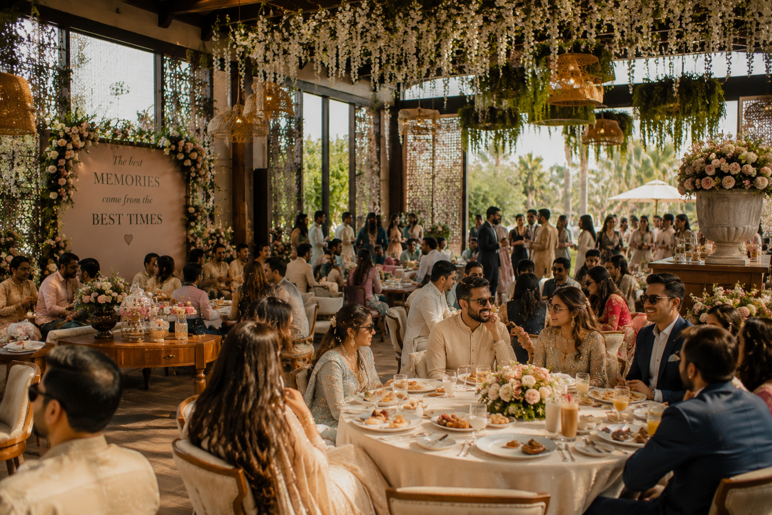 Post-wedding brunch