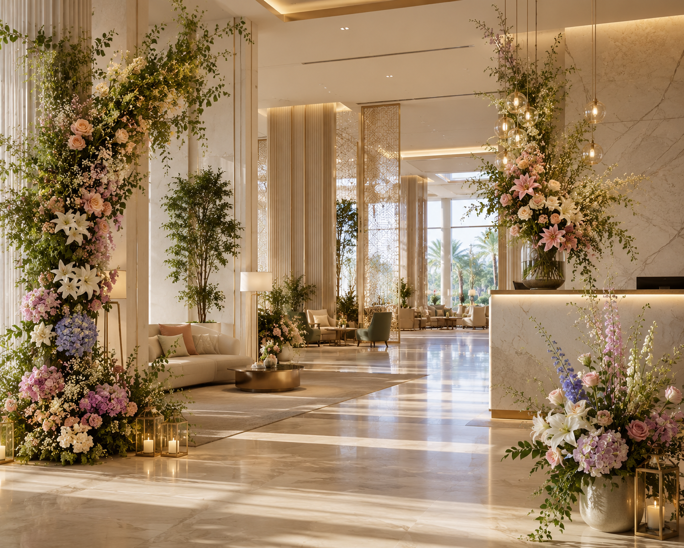 Wedding floral decor