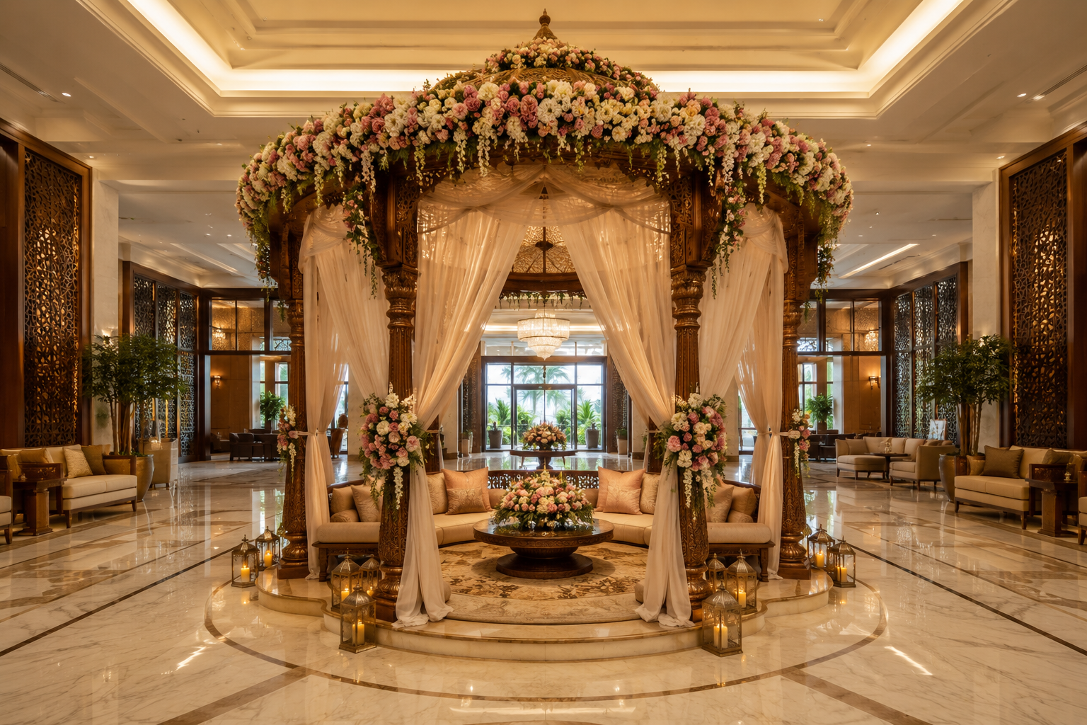 Wedding venue panoramic